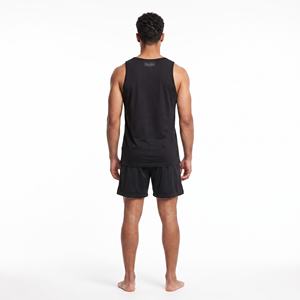 Unisex Sleeveless Lightweight Scoop Neck Gym Tank <b>Top</b> <b>Black</b> Workout <b>Vest</b> with Gym Is My Therapy Print - Product Image 2