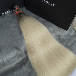 Itips extensions de cheveux humains avec colle à la kératine Extensions de cheveux naturels ombrés et blonds - Product Image 2