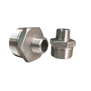 Conexión de codo reductora de acero inoxidable para tuberías de fontanería, de alta precisión, con boquilla hexagonal - Product Image 1