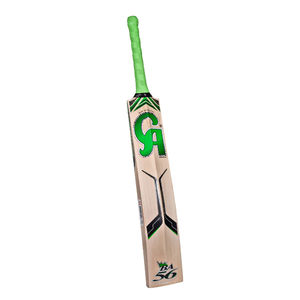 Batte de cricket professionnelle Pro 8k en saule anglais CA, manche court, légère, écologique, avec étui intégré, certifiée CA Sports - Product Image 1