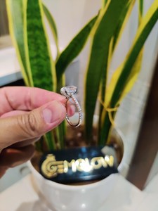 3.50 CT Elongated Cushion Cut Lab Grown <b>Diamond</b> <b>Ring</b> for Women | IGI Certified Solid Gold Engagement <b>Ring</b> | Trendy Luxury - Product Image 5