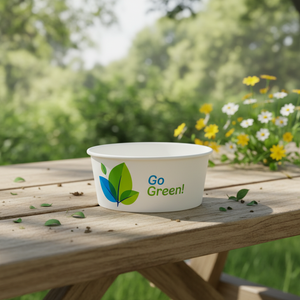 Tazones de papel desechables personalizados con logo, tazón de papel con impresión digital personalizada, solución de empaque para alimentos - Product Image 6