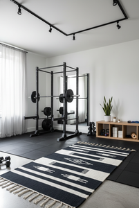 Tapis en coton tissé moelleux à motifs floraux, moderne, lavable en machine, réversible, noir et blanc, pour la maison, les pique-niques, le camping et les voyages - Product Image 2