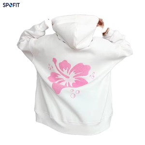 Personnalisation du logo sur un sweat à capuche 100 % coton pour femme, fabriqué au Pakistan, disponible pour tous les clients B2B. - Product Image 1