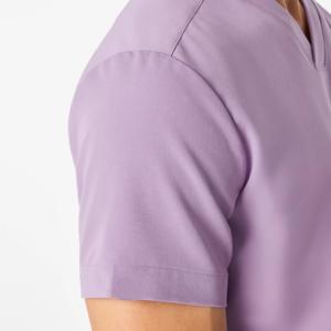 Custom Logo Medical <b>Scrubs</b> Uniform Set for Men Stretch Fabric Oversized <b>Scrub</b> <b>Top</b> Jogger Pants Nursing Surgical Hospital Wear - Product Image 4