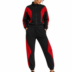 Conjuntos Deportivos de Mujer con Logotipo Personalizado Más Vendidos, Último Diseño, Conjunto de Dos Piezas, Conjuntos Deportivos de Algodón para Mujer - Product Image 1