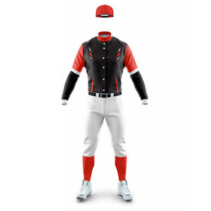 Heat Sublimation Printed Logo Uniform Blank <b>Baseball</b> Kits Multi Pocket Design All Season Summer Wear Softball Uniform Suit - Product Image 5