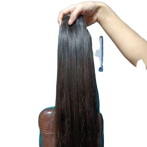 Extensions de cheveux humains 100% naturels Grade 11A, non traités, vierges, brésiliens Remy, double trame, 100g, pour la vente en gros et le dropshipping - Product Image 3