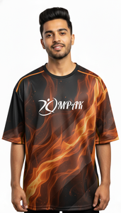 Camiseta Premium de Estilo Urbano, Sublimada, Holgada, Informal y Moderna para Hombre - Product Image 2