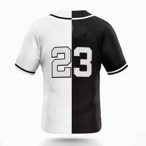 Camiseta de Béisbol Transpirable para Hombre, Talla Grande, Tejido de Malla Suelta, Logotipo OEM Personalizado, Impresión Digital, Antibacteriana, Absorbe la Humedad 100% - Product Image 4