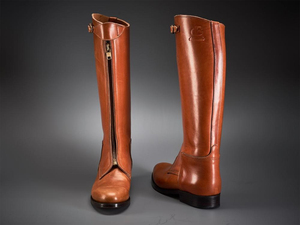 Bottes d'équitation de qualité supérieure pour femmes et hommes, imperméables, en cuir véritable, longues, pour l'entraînement et la compétition équestre - Product Image 4