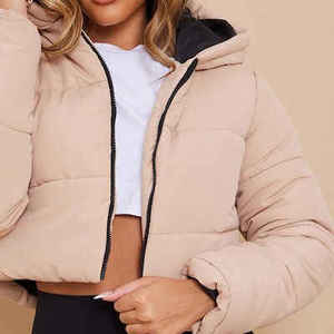 High Quality Women Winter <b>Crop</b> Tops Coats Fashionable Girl Trendy <b>Jackets</b> for Women Ladies Bubble Down Puffer Coats - Product Image 5