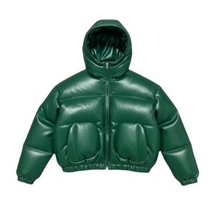 High Quality Mens Winter Puffer Jacket Custom Hooded Bubble Coat Thick Warm Outdoor <b>Down</b> Jacket Casual Street Style Wear - Product Image 5