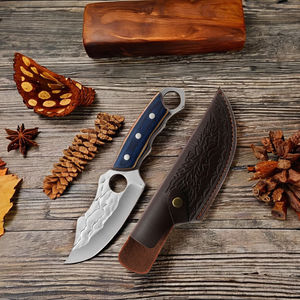 Cuchillo de Carnicero para Cocina y Uso Comercial, Hoja de Acero Inoxidable, Personalizable OEM con Mango de Cuero - Product Image 1