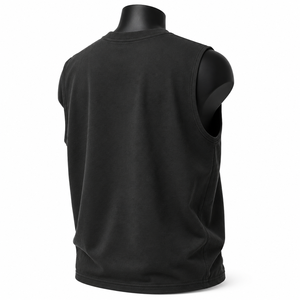 Vente directe d'usine, débardeur pour homme en couleurs unies, débardeur de sport léger de haute qualité pour homme - Product Image 2