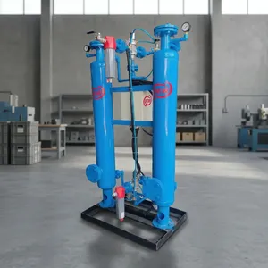 DEW 40 CFM Heatless Desiccant Air Dryer -40°C Dew Point Activated Alumina Skid Mounted Industrial Air Dryer Unit - Product Image 2