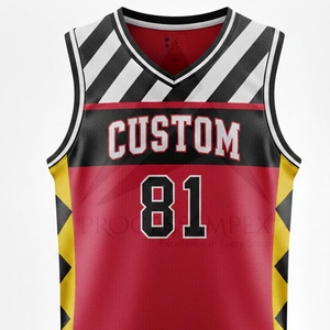 Maillot de basketball en gros avec logo personnalisé, impression par sublimation, uniforme athlétique respirant pour l'entraînement sportif en équipe - Product Image 3