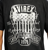 Men's <b>Black</b> Short Sleeve T-<b>Shirt</b> With Letter Pattern Print Regular Fit O-Neck Casual Jersey Cotton Top - Product Image 6