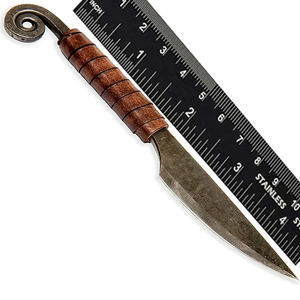 Cuchillo de Cocina Multifuncional Burraq, Hecho a Mano, Estilo Medieval, Forjado en Acero al Carbono, Industrial, DIY, OEM - Product Image 2