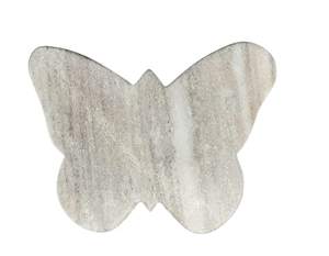 Sous-verre en marbre beige en forme de papillon, en pierre naturelle, pour table basse, table à manger, tasse à thé ou à café - Product Image 3