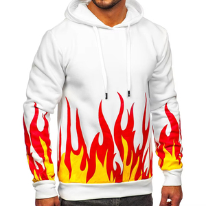 Sweat à capuche personnalisé imprimé par sublimation pour homme, en polaire, décontracté, uni, avec poche, séchage rapide, respirant, écologique, personnalisable 2026 - Product Image 1