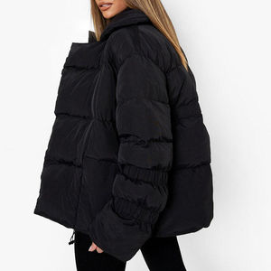 Chaqueta Acolchada Oversize Elegante para Mujer al por Mayor, Ropa de Invierno con Cremallera, Último Diseño, Precio Económico de Fabricante - Product Image 5