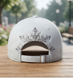 Gorra de Béisbol Casual de 6 Paneles, Blanca, Premium, de Secado Rápido, Ajustable, con Logotipo North Bordado, de Algodón, Unisex, para Golf - Product Image 3