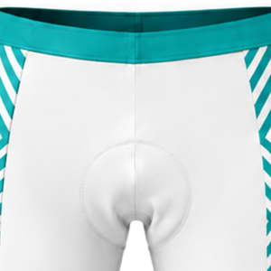 Pantalones Cortos de Ciclismo Acolchados en Azul Turquesa, Transpirables, de Secado Rápido, Elásticos, para Ciclismo de Carretera, Entrenamiento, Rendimiento, Ropa Deportiva para Bicicleta - Product Image 2