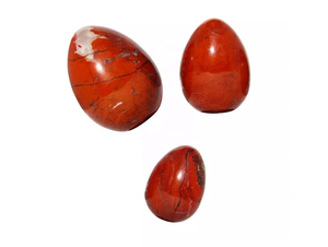 Yoni Egg Red Jasper Piedra natural Estilo Feng Shui Crystal Jade Egg Semi Precious Energy Protection Vaginal Ejercicio Mayorista - Product Image 3