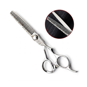 Ciseaux à cheveux de 6 pouces, ciseaux professionnels pour barbier et coiffeur, outils de coupe en acier inoxydable pour salon - Product Image 1