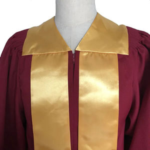 Túnicas de clérigo al por mayor y estolas de sacerdote bordadas, conjunto de uniforme con cruz latina, 100% poliéster, talla personalizada, unisex - Product Image 5