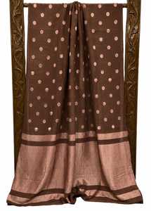 Sarees de brocado de seda pura de lujo con intrincados motivos tejidos en zari - Product Image 6