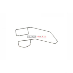 Instrumento Oftalmológico, Retractor Ocular Quirúrgico de 50 mm, Espéculo Curvo de Alambre Barraquer, Acero Inoxidable, Manual, Certificado CE, General - Product Image 1