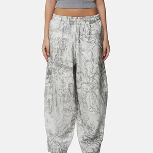 Pantalon cargo pour femme de haute qualité, respirant, écologique, long, à jambes larges, taille haute, nouvelle mode, décontracté, droit, pour l'hiver - Product Image 1