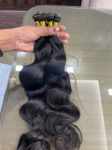 Extensions de cheveux humains ondulés et raides naturels, légers et écologiques, en vrac - Product Image 3
