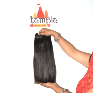 Indian Human Remy Hair Deep <b>Wave</b> Blunt Cut Natural Black Strong Single Drawn Full Lace <b>Cap</b> 18 Inch Machine Double Weft - Product Image 2