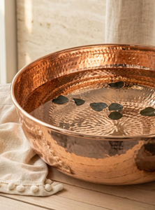 Bañera de Cobre Martillado Portátil de Lujo Alibaba Special Bowl Royal, Duradera, Hecha a Mano, para Spa, Pediluvio y Reflexología - Product Image 2