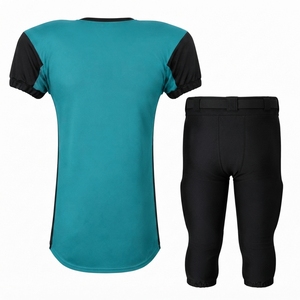 Ensemble de maillot de football américain, maillot de sport avec pantalon de sport assorti, pour hommes et jeunes joueurs - Product Image 4