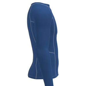 Vente en gros de chemises de compression athlétiques à manches longues pour hommes, protection anti-UV, pour MMA, BJJ, entraînement en salle de sport - Product Image 5