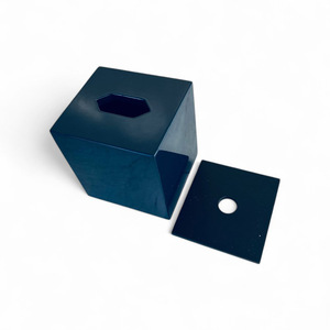 Boîtes à mouchoirs en forme de cube, couvercle en laque de qualité supérieure, vente en gros à prix avantageux - Product Image 3