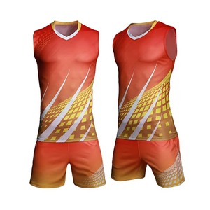 2026 New Men's 100% Polyester High Quality 180g <b>Volleyball</b> Jersey OEM Personalized with Number Name Printed Sport Uniform <b>Set</b> - Product Image 6