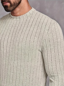 Pull en tricot pour homme de haute qualité, pull d'hiver en tissu doux, chaud et confortable, à manches longues, décontracté, tricot tendance pour le bureau - Product Image 4