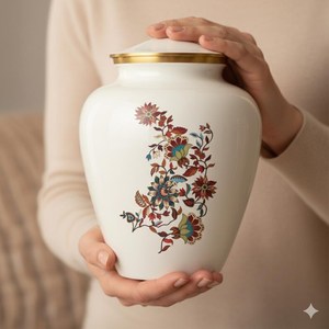 Urnas Funerarias Europeas de Aluminio Cardinal para Adultos, Económicas, para Cenizas Humanas, Conmemorativas, Ecológicas y Duraderas - Product Image 1
