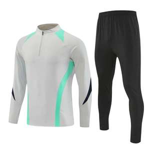 Edoor Wears Men's Polyester/Cotton Streetwear Tracksuit Quick Dry Lightweight Jogging Suit Gym Sportswear Training Set OEM - Product Image 4