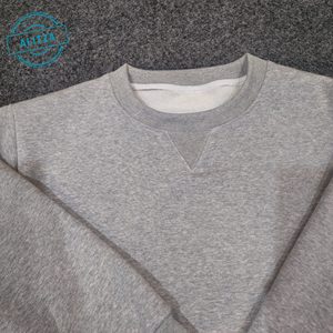Sweat à capuche unisexe personnalisé avec logo perlé, 100 % coton, molleton automne-hiver, col rond décontracté, manches longues, broderie 3D - Product Image 4