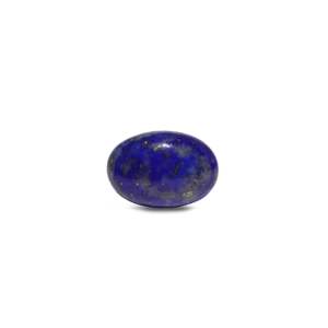 Natural Lapis Lazuli Loose Gemstone-7.65 Carat Certified Pear Cabochon - Product Image 1