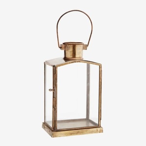 Modern Luxury Hanging Home Decor Stainless Steel Metal Candle <b>Lantern</b> With <b>Gold</b> Color Finished for Christmas - Product Image 3
