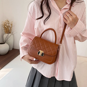 Sac à main matelassé pour femme, élégant sac fourre-tout à motif losanges, sac à main chic à poignée supérieure, sac bandoulière de travail pour femme 2026 - Product Image 4