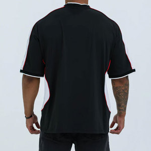 เสื้อยืดออกกำลังกายผู้ชายคอกลม ไซส์ใหญ่ ผ้าแคนวาส 100% คอตตอน ระบายอากาศได้ดี แห้งเร็ว ทรงปกติ แขนสั้น - Product Image 5