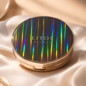 Factory-Direct High Res Vertical Stripe Holographic Water Transfer Printing Film <b>Rainbow</b> Laser Reflection Custom Logo for Luxury - Product Image 3